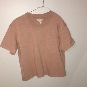 Madewell tan tshirt